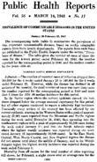 Public health reports  v 56 no 11 MARCH 14 1941