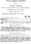 Public Health Reports  v 20 no 1 January 6 1905