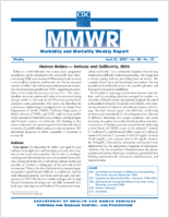 MMWR Morbidity and Mortality Weekly Report Vol 56 No 15 April 20 2007