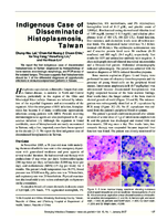 Indigenous Case of Disseminated Histoplasmosis Taiwan