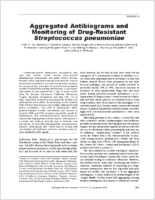 Aggregated Antibiograms and Monitoring of DrugResistant Streptococcus pneumoniae