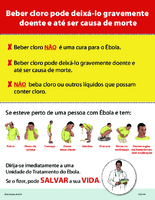 Beber cloro pode deixalo gravemente doente e ate ser causa de morte