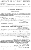 Absract of sanitary reports  v 7 no 8 February 19 1892