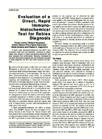Evaluation of a Direct Rapid Immunohistochemical Test for Rabies Diagnosis