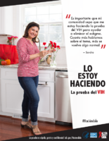 Lo Estoy Haciendo La prueba del VIH Sandra