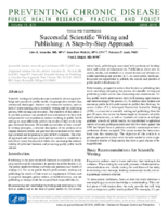 Successful Scientific Writing and Publishing A StepbyStep Approach