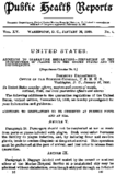Public health reports  v 15 no 4 January 26 1900