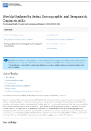 Weekly Updates By Select Demographic And Geographic Characteristics Provisional Death Counts for Coronavirus Disease COVID19 20210721
