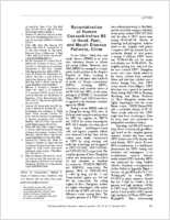 Recombination of Human Coxsackievirus B5 in Hand Foot and Mouth Disease Patients China