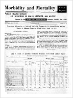 Morbidity and Mortality Weekly Report For release April 17 1959 Vol 8 No 14