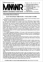 Morbidity and Mortality Weekly Report MMWR October 16 1981  Vol 30  No 40