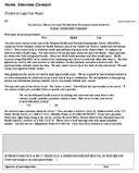 NHANES Home Interview Consent Form