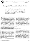 Demographic characteristics of Latin America