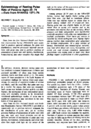 Epidemiology of resting pulse rate of persons ages 2574data from NHANES 197174
