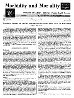 Morbidity and Mortality Weekly Report Vol 1 No 13 April 4 1952