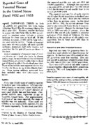 Reported cases of venereal disease in the United States fiscal 1952 and 1953