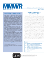 MMWR Morbidity and Mortality Weekly Report Vol 60 No 11 March 25 2011