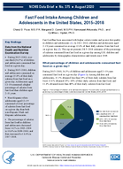 Fast food intake among children and adolescents in the United States 20152018