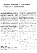 Comparison of two doses of gamma globulin in prevention of infectious hepatitis
