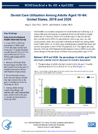 Dental Care Utilization Among Adults Aged 1864 United States 2019 and 2020