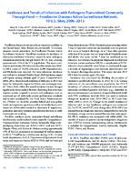 Incidence and Trends of Infection with Pathogens Transmitted Commonly Through Food  Foodborne Diseases Active Surveillance Network 10 US Sites 20062013
