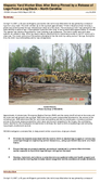 Hispanic Yard Worker Dies After Being Pinned by a Release of Logs from a Log Stack  North Carolina FACE 200705