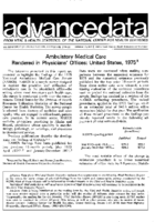 Ambulatory Medical Care Rendered in Physicians Offices United States 1975