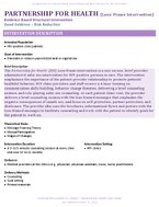 PARTNERSHIP FOR HEALTH LossFrame Intervention