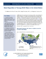 State disparities in teenage birth rates in the United States