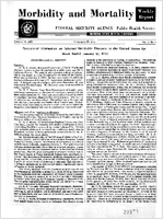 Morbidity and Mortality Weekly Report Vol 2 No 1 week ended January 10 1953