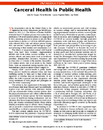 Carceral Health is Public Health
