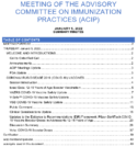 Meeting of the Advisory Committee on Immunization Practices ACIP January 5 2022 Summary Minutes