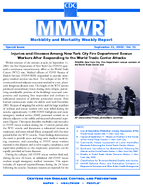 MMWR Morbidity and Mortality Weekly Report Special Issue September 11 2002 Vol 51