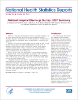 National hospital discharge survey 2007 summary