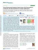 ThreeDimensional Graphene SheetCarbon Veil Thermoelectric Composite with Microinterfaces for Energy Applications