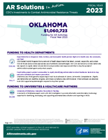 CDCs Investments to Combat Antibiotic Resistance Threats Oklahoma Fiscal Year 2023