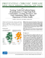 Tracking Youth SelfInflicted Injury Hospitalizations to Target HighRisk Communities Leverage Resources and Unify Stakeholder Efforts Illinois Department of Public Health