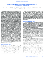 Indoor Firing Ranges and Elevated Blood Lead Levels  United States 20022013