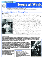 Teens at Work WorkRelated Injuries to Teens in Massachusetts 20032007