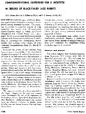 Complementfixing antibodies for R rickettsii in serums of blacktailed jack rabbits