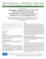 A Pragmatic Application of the REAIM Framework for Evaluating the Implementation of Physical Activity as a Standard of Care in Health Systems
