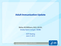 Adult immunization update