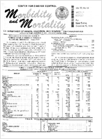 Morbidity and Mortality Weekly Report Vol 23 No 51 week ending December 21 1974