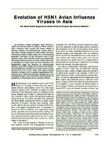Evolution of H5N1 Avian Influenza Viruses in Asia