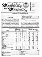Morbidity and Mortality Weekly Report Vol 24 No 18 week ending May 3 1975