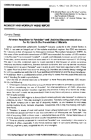 MMWR Morbidity and Mortality Weekly Report January 4 1985  Vol 33  No 51