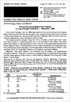 MMWR Morbidity and Mortality Weekly Report August 5 1988  Vol 37  No 30