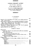 Public Health Reports  v 63 no 18  table of contents