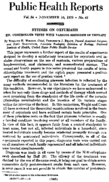 Public Health Reports  v 54 no 45 NOVEMBER 10 1939