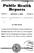 Public Health Reports  v 54 no 31  cover
